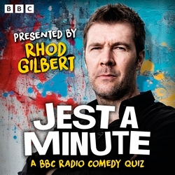 Book cover of Jest a Minute: The Complete Series 1 and 2 Plus Specials by Rhod Gilbert