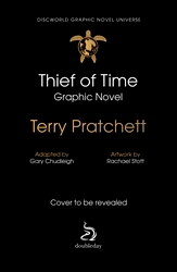 Book cover of Thief of Time by Terry Pratchett