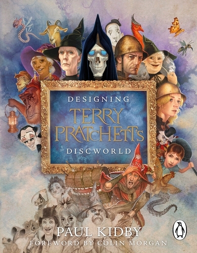 Book cover of Designing Terry Pratchett’s Discworld by Paul Kidby