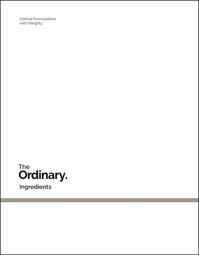 Book cover of The Ordinary by The Ordinary