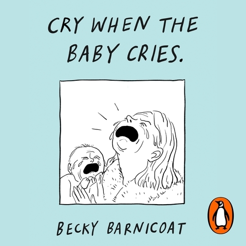 Book cover of Cry When the Baby Cries by Becky Barnicoat