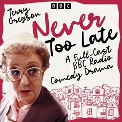 Book cover of Never Too Late by Terry Gregson
