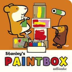 Book cover of Stanley's Paintbox by William Bee