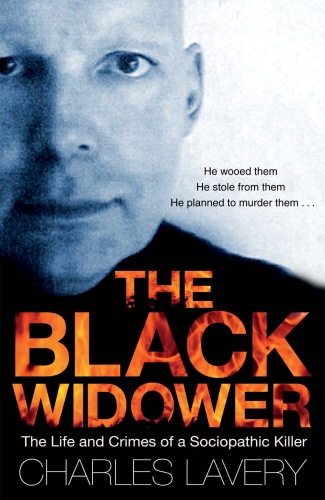 Book cover of The Black Widower by Charles Lavery