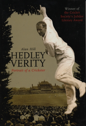 Book cover of Hedley Verity by Alan Hill