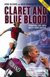 Book cover of Claret and Blue Blood by Ben Sharratt, Kirk Blows