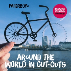 Book cover of Around the World in Cut-Outs by Paperboyo