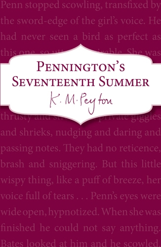 Book cover of Pennington's Seventeenth Summer by K M Peyton