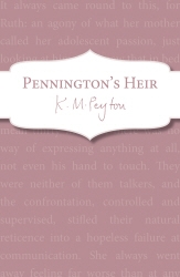 Book cover of Pennington's Heir by K M Peyton