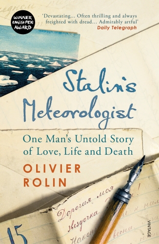 Book cover of Stalin’s Meteorologist by Olivier Rolin