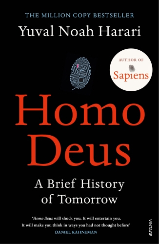 Book cover of Homo Deus by Yuval Noah Harari