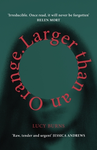Book cover of Larger than an Orange by Lucy Burns