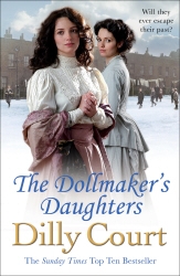 Book cover of The Dollmaker's Daughters by Dilly Court