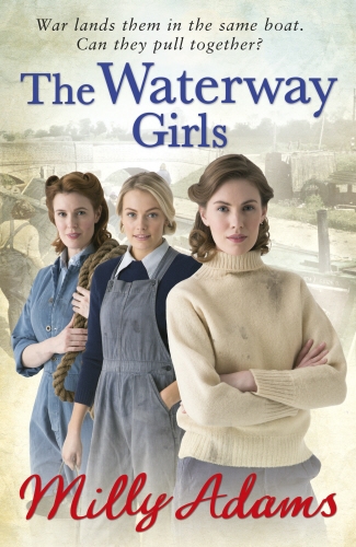 Book cover of The Waterway Girls by Milly Adams