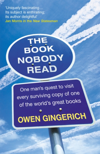 Book cover of The Book Nobody Read by Owen Gingerich
