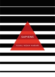 Book cover of Sapiens by Yuval Noah Harari
