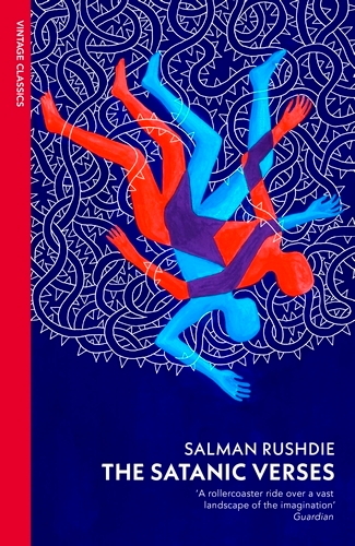 Book cover of The Satanic Verses by Salman Rushdie