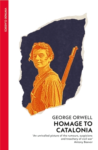 Book cover of Homage to Catalonia by George Orwell