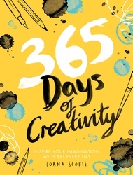 Book cover of 365 Days of Creativity by Lorna Scobie