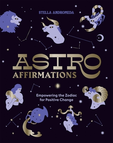 Book cover of AstroAffirmations by Stella Andromeda