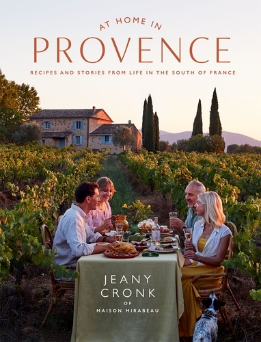 Book cover of At Home in Provence by Jeany Cronk