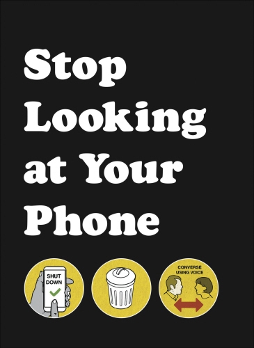 Book cover of Stop Looking at Your Phone by Son of Alan