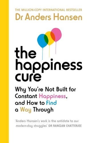 Book cover of The Happiness Cure by Dr Anders Hansen