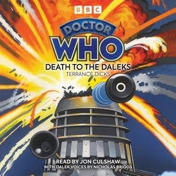 Book cover of Doctor Who: Death to the Daleks by Terrance Dicks