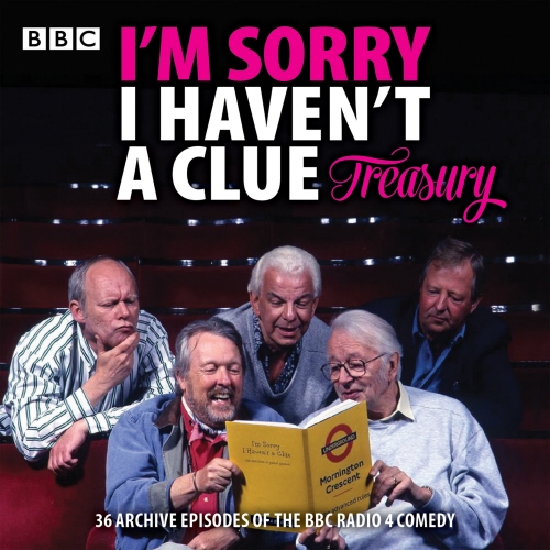 Book cover of I'm Sorry I Haven't a Clue Treasury by BBC Radio Comedy