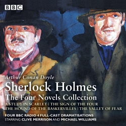 Book cover of Sherlock Holmes: The Four Novels Collection by Arthur Conan Doyle, Bert Coules