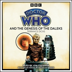 Book cover of Doctor Who and the Genesis of the Daleks by Terrance Dicks