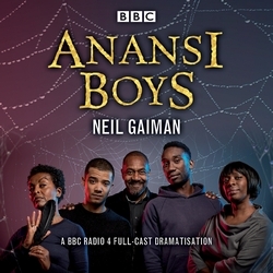 Book cover of Anansi Boys by Neil Gaiman