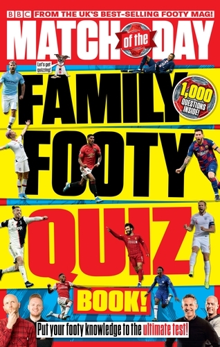 Book cover of Match of the Day Family Footy Quiz Book