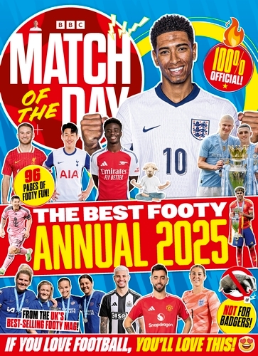 Book cover of Match of the Day Annual 2025 by Match of the Day Magazine