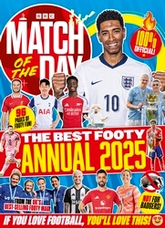 Book cover of Match of the Day Annual 2025 by Match of the Day Magazine
