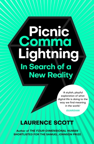 Book cover of Picnic Comma Lightning by Laurence Scott
