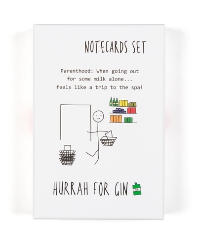 Book cover of Hurrah For Gin: Notecard Set by Katie Kirby