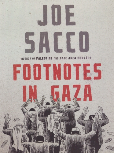 Book cover of Footnotes in Gaza by Joe Sacco