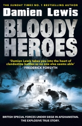 Book cover of Bloody Heroes by Damien Lewis