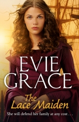Book cover of The Lace Maiden by Evie Grace