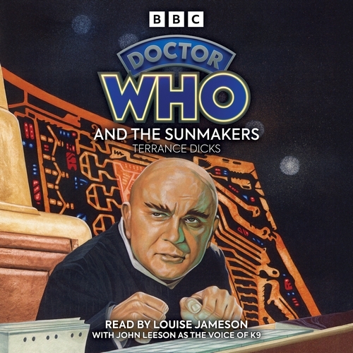 Book cover of Doctor Who and the Sunmakers by Terrance Dicks