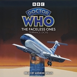 Book cover of Doctor Who: The Faceless Ones by Terrance Dicks