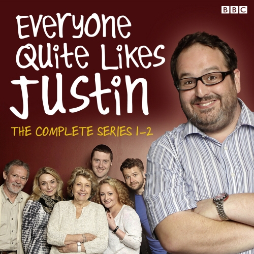 Book cover of Everyone Quite Likes Justin by Justin Moorhouse, Jim Poyser