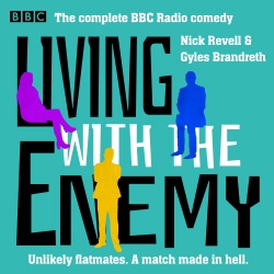 Book cover of Living with the Enemy by Nick Revell, Gyles Brandreth