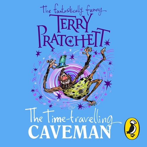 Book cover of The Time-travelling Caveman by Terry Pratchett