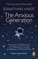 Book cover of The Anxious Generation by Jonathan Haidt