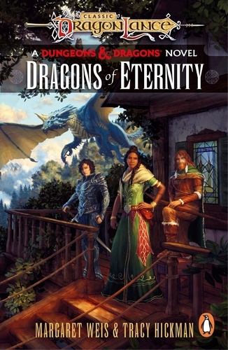 Book cover of Dragonlance: Dragons of Eternity by Margaret Weis, Tracy Hickman