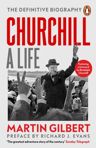 Book cover of Churchill: A Life by Martin Gilbert