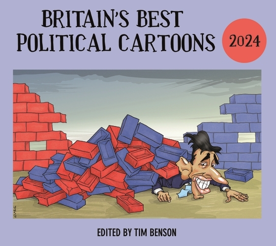 Book cover of Britain's Best Political Cartoons 2024 by Tim Benson