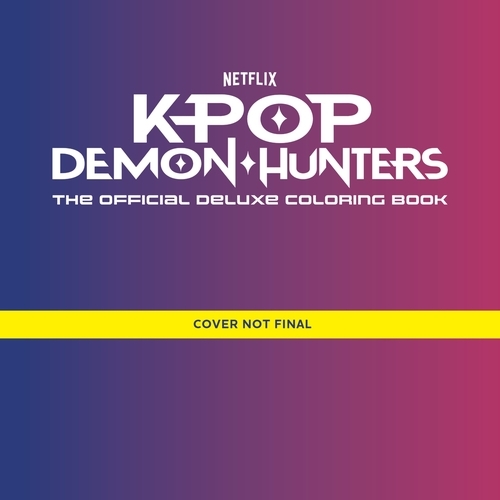 Book cover of KPop Demon Hunters: Official Colouring Book by Random House Worlds